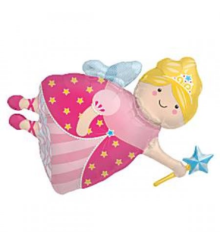 BALÃO METALIZADO FADA MADRINHA PRINCESINHA 